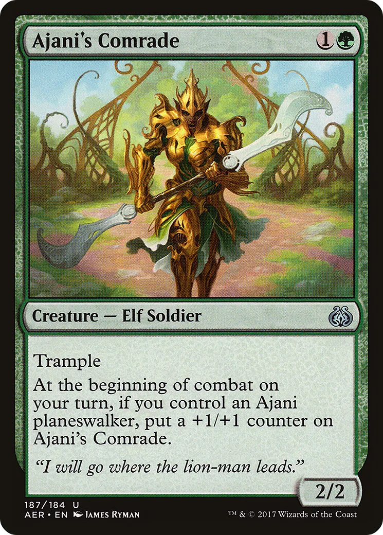 Camarade d'Ajani — Aether Revolt — Magic: The Gathering