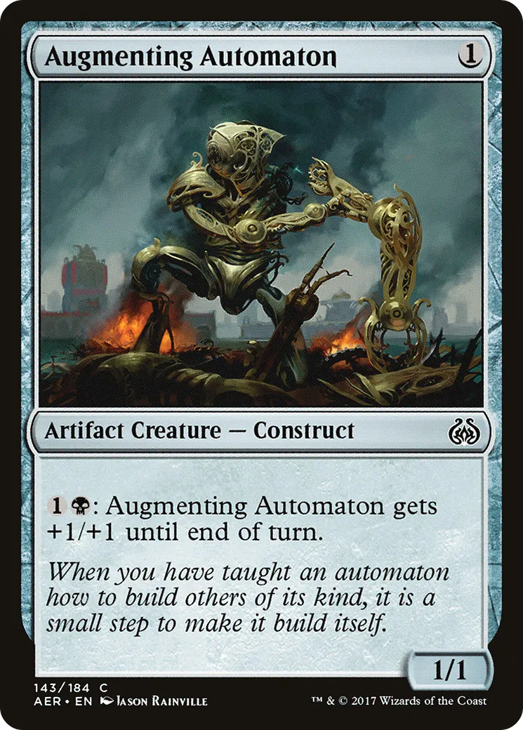 Augmenting Automaton from Aether Revolt - Magic: The Gathering
