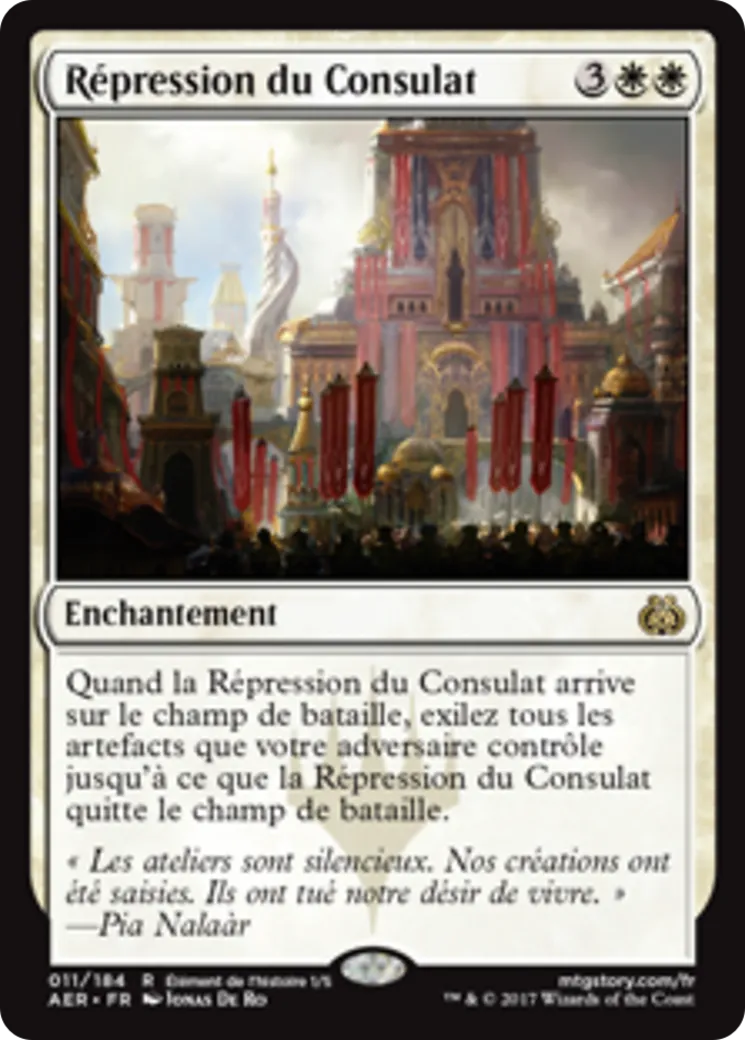 Répression du Consulat — Aether Revolt — Magic: The Gathering
