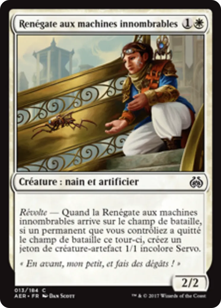 Renégate aux machines innombrables — Aether Revolt — Magic: The Gathering