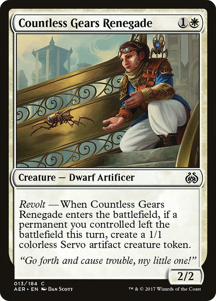 Renégate aux machines innombrables — Aether Revolt — Magic: The Gathering