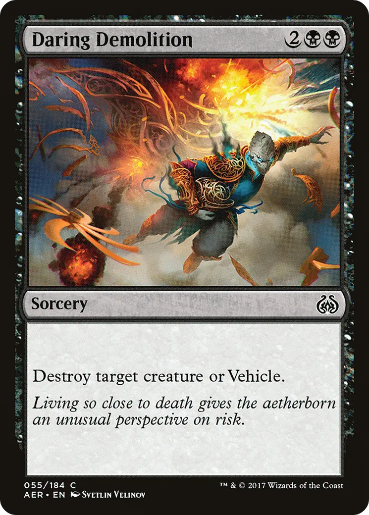 Daring Demolition — Aether Revolt — Magic: The Gathering