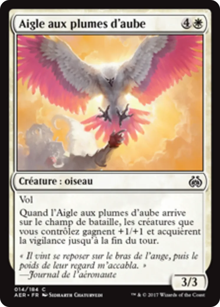 Aigle aux plumes d'aube — Aether Revolt — Magic: The Gathering