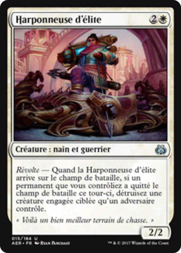 Harponneuse d'élite — Aether Revolt — Magic: The Gathering