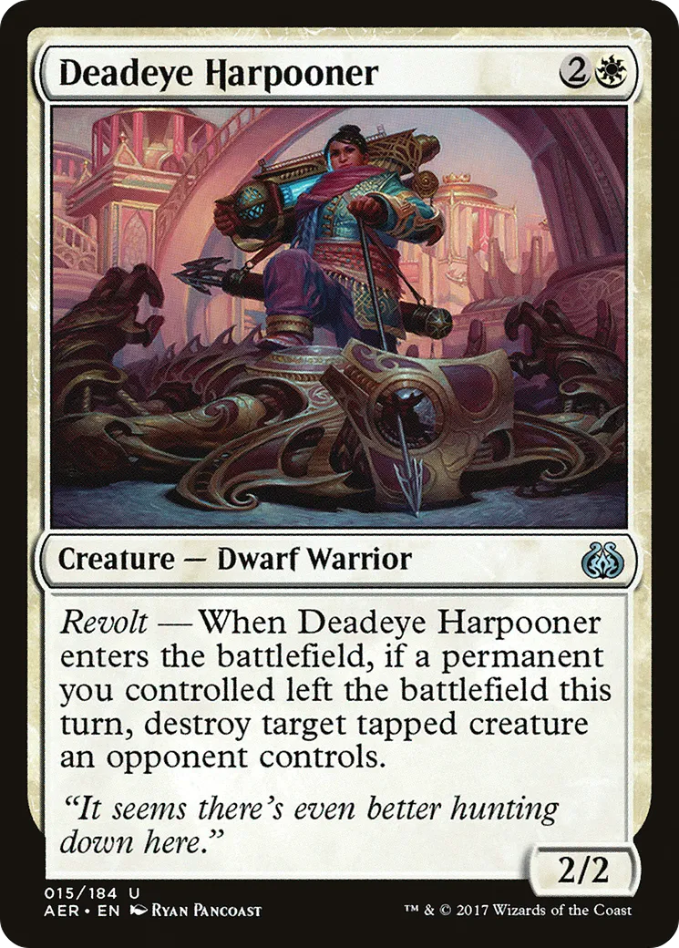 Deadeye Harpooner — Aether Revolt — Magic: The Gathering