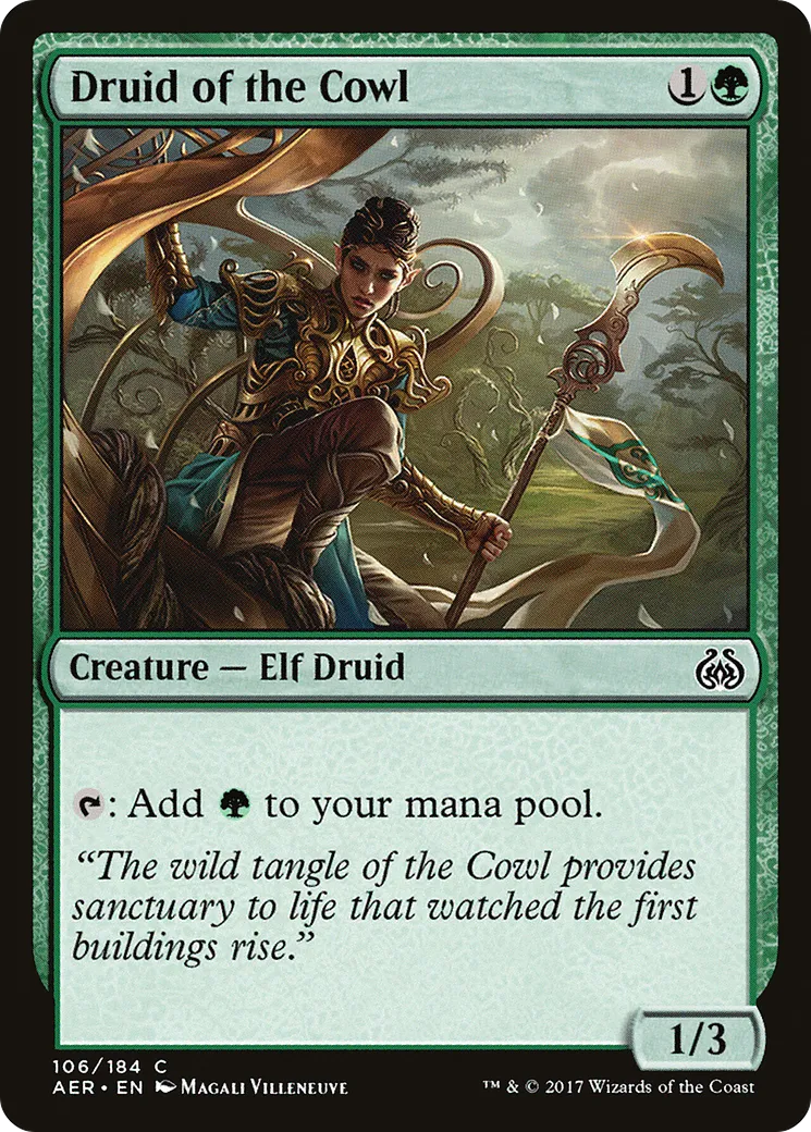 Druid of the Cowl — Aether Revolt — Magic: The Gathering