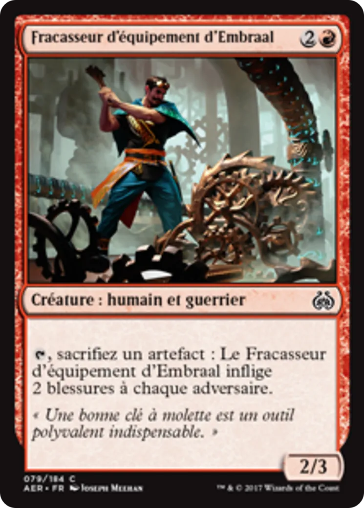 Fracasseur d'équipement d'Embraal from Aether Revolt - Magic: The Gathering