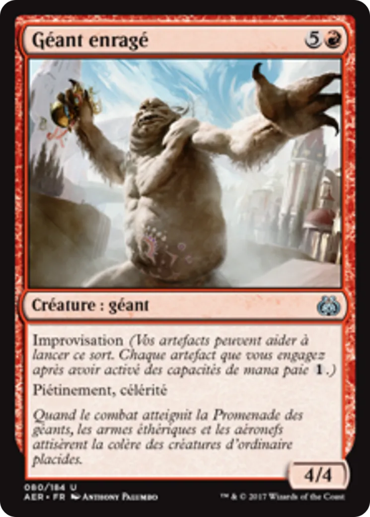 Géant enragé — Aether Revolt — Magic: The Gathering