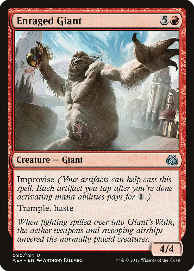 Enraged Giant — Aether Revolt — Magic: The Gathering