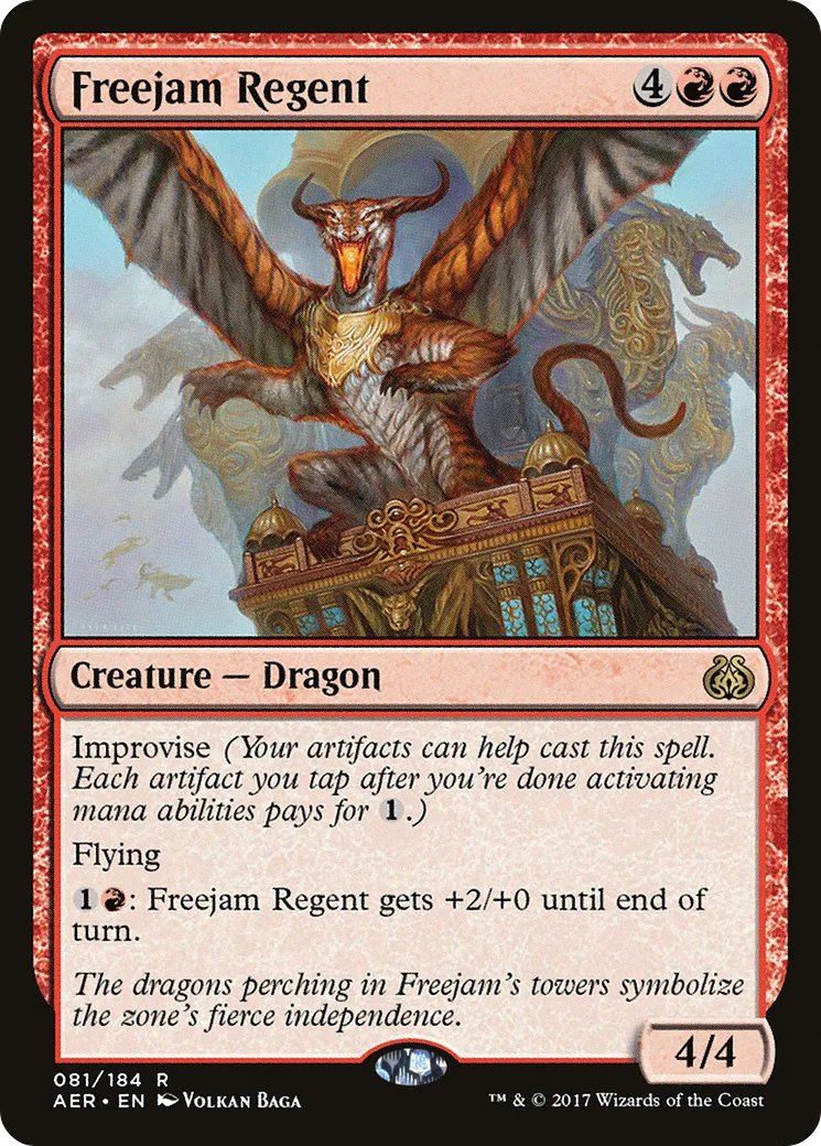 Freejam Regent — Aether Revolt — Magic: The Gathering