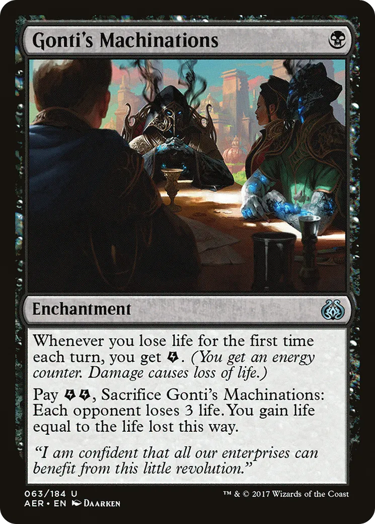 Machinations de Gonti — Aether Revolt — Magic: The Gathering