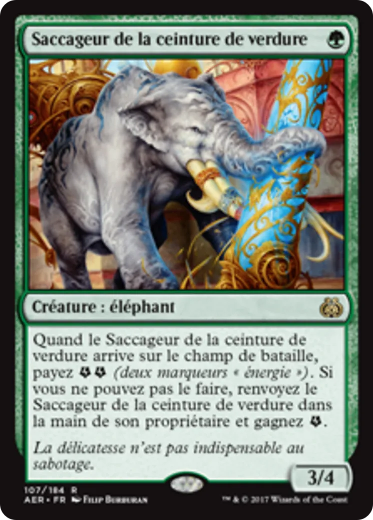 Saccageur de la ceinture de verdure — Aether Revolt — Magic: The Gathering