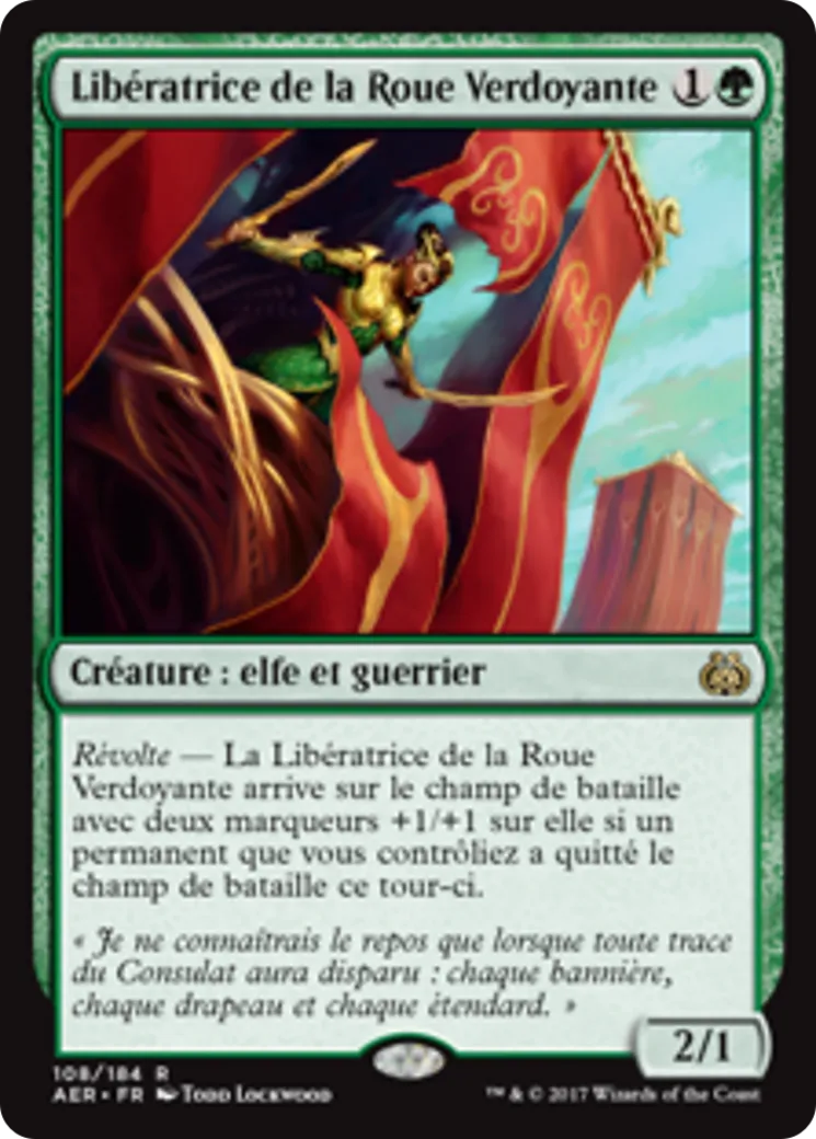 Libératrice de la Roue Verdoyante — Aether Revolt — Magic: The Gathering