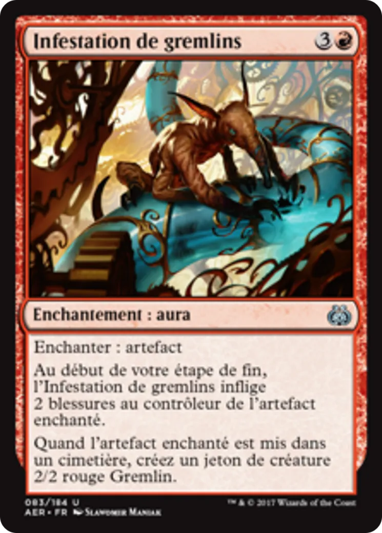 Infestation de gremlins — Aether Revolt — Magic: The Gathering
