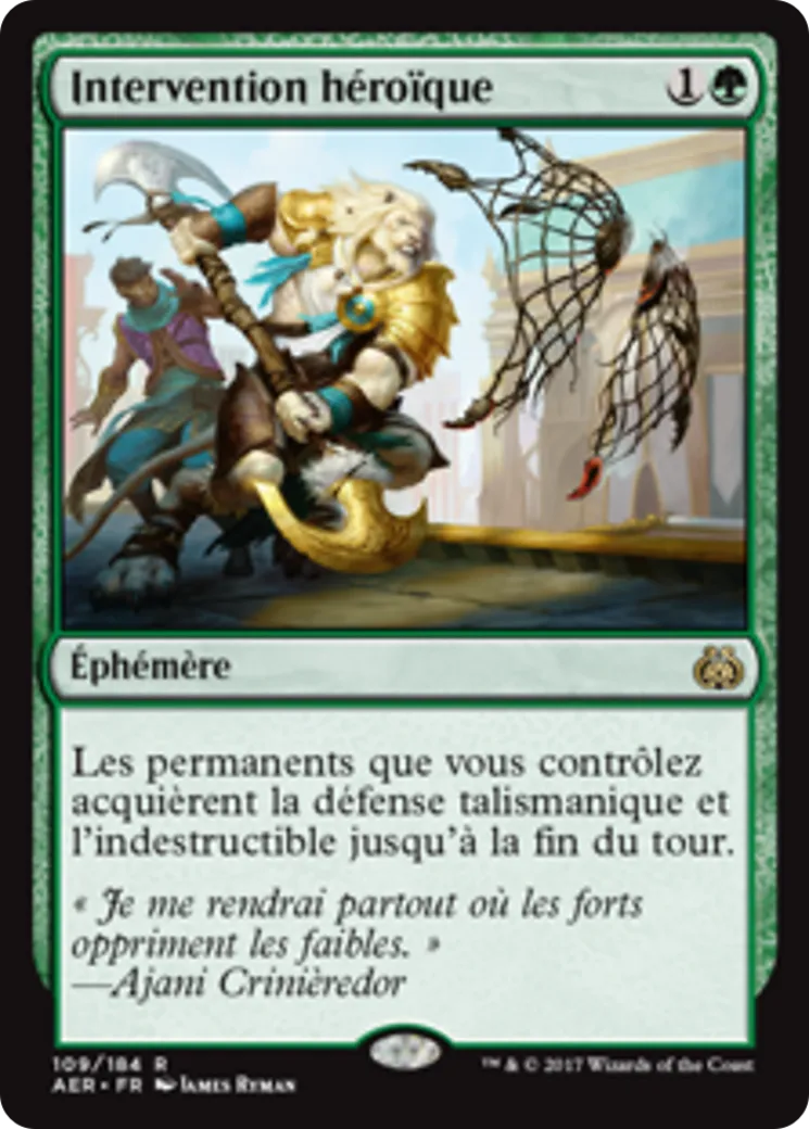 Intervention héroïque — Aether Revolt — Magic: The Gathering
