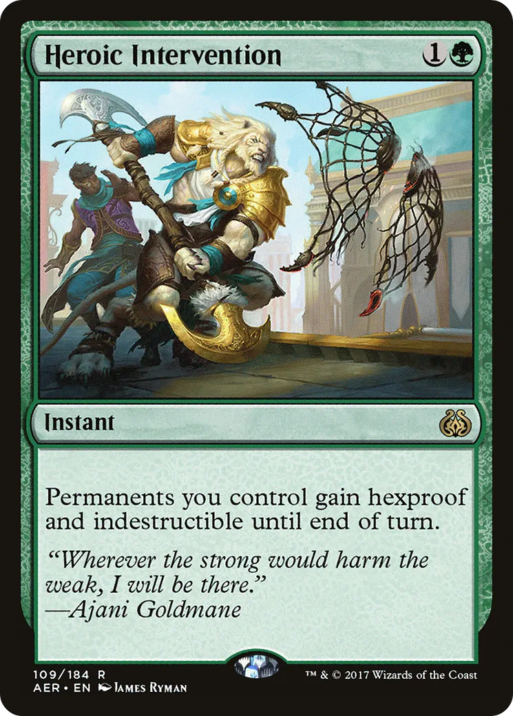 Heroic Intervention from Aether Revolt - Magic: The Gathering
