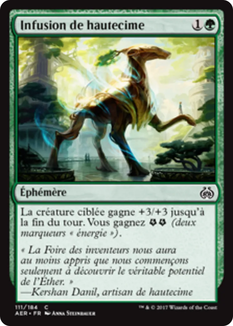 Infusion de hautecime — Aether Revolt — Magic: The Gathering