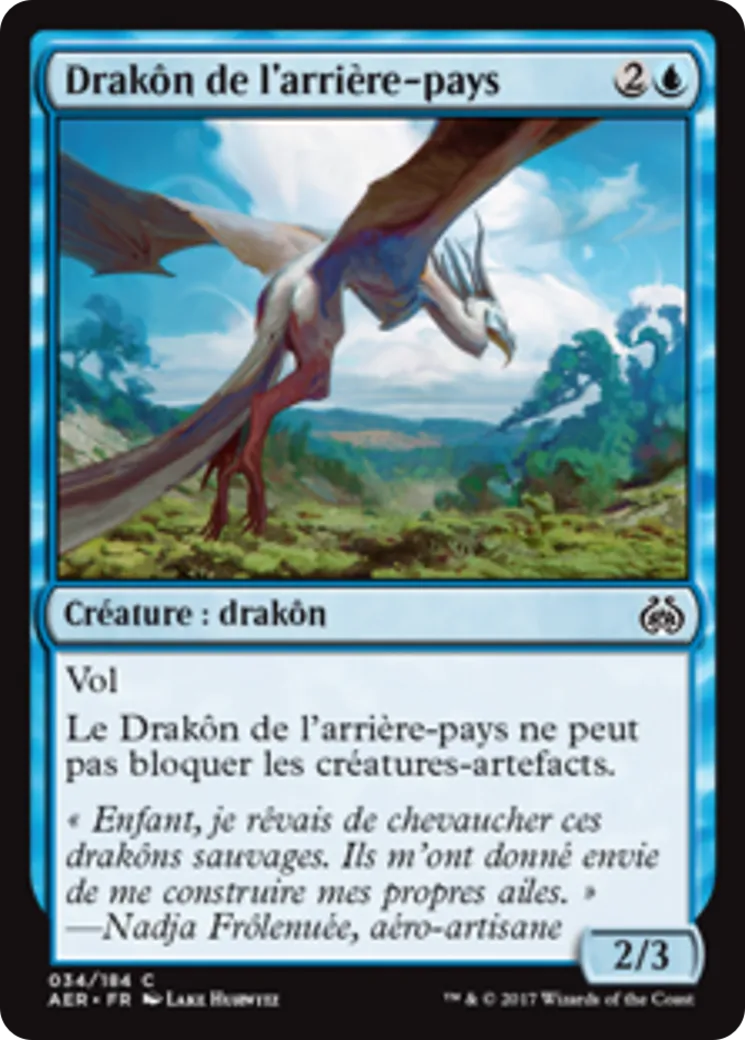 Drakôn de l'arrière-pays — Aether Revolt — Magic: The Gathering