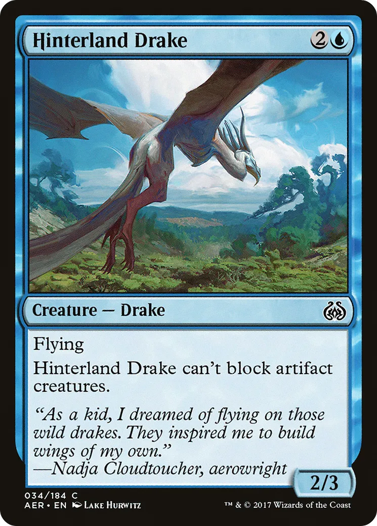 Drakôn de l'arrière-pays — Aether Revolt — Magic: The Gathering