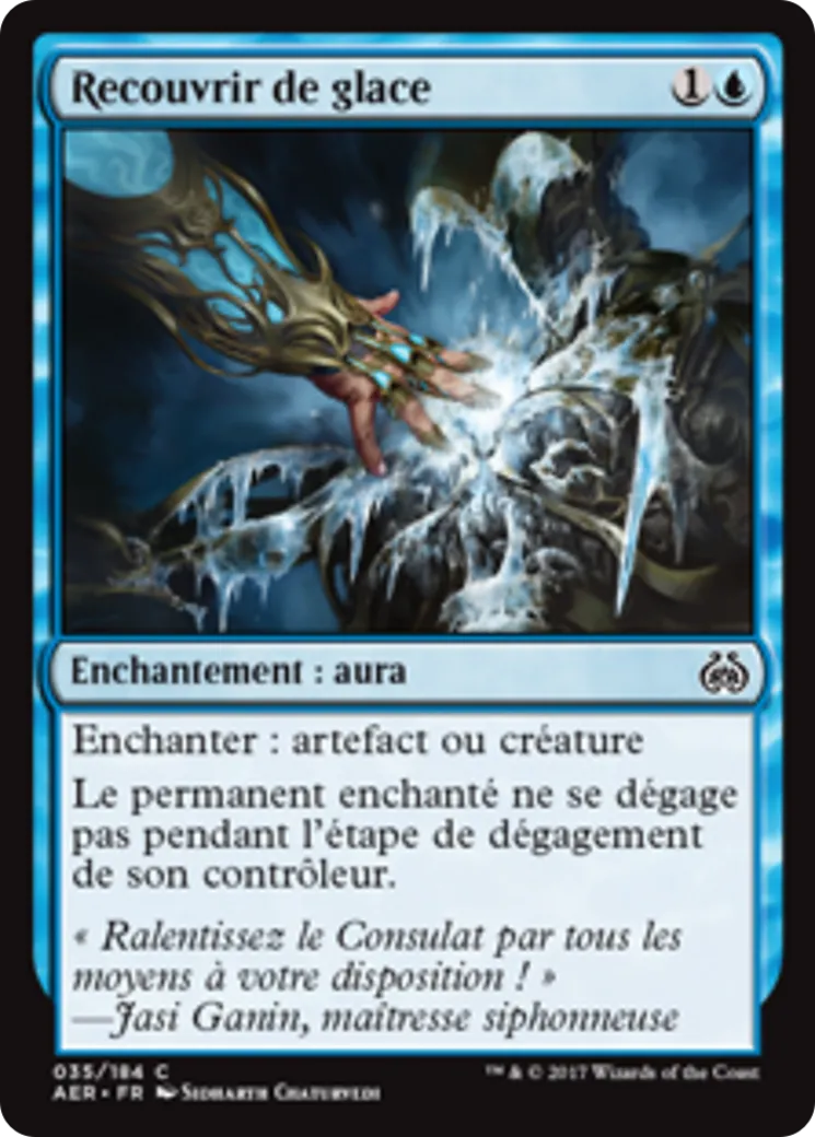 Recouvrir de glace — Aether Revolt — Magic: The Gathering
