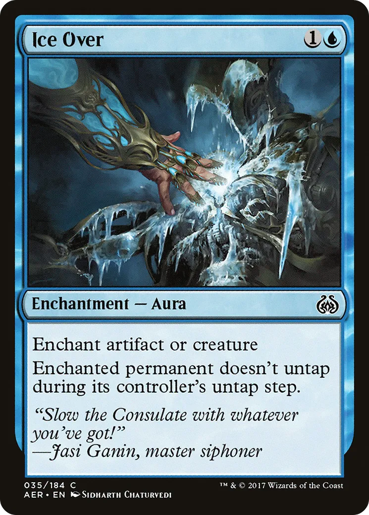 Ice Over from Aether Revolt - Magic: The Gathering