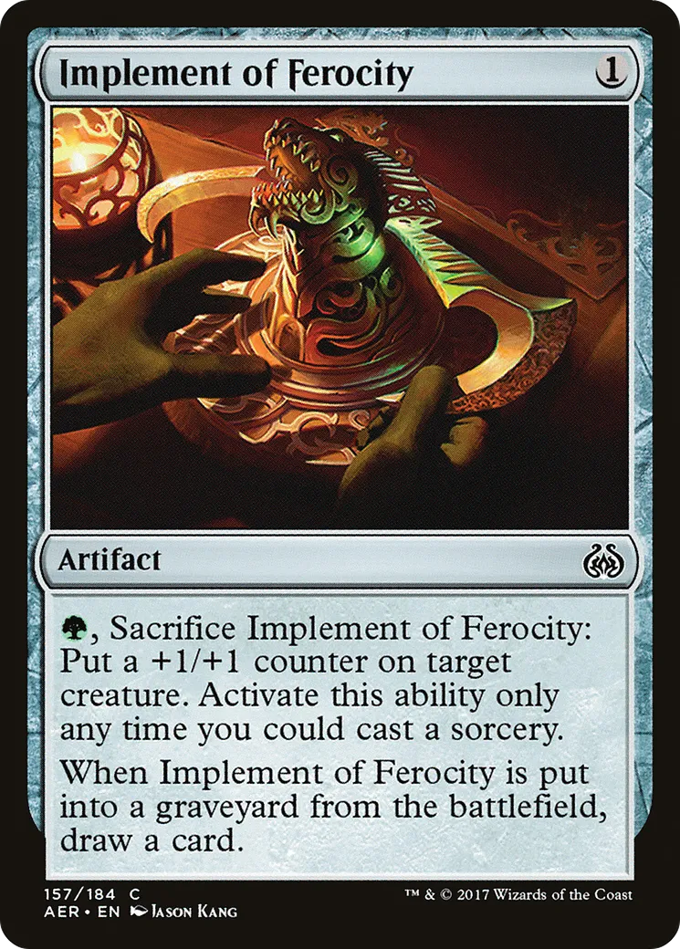 Outil de férocité — Aether Revolt — Magic: The Gathering