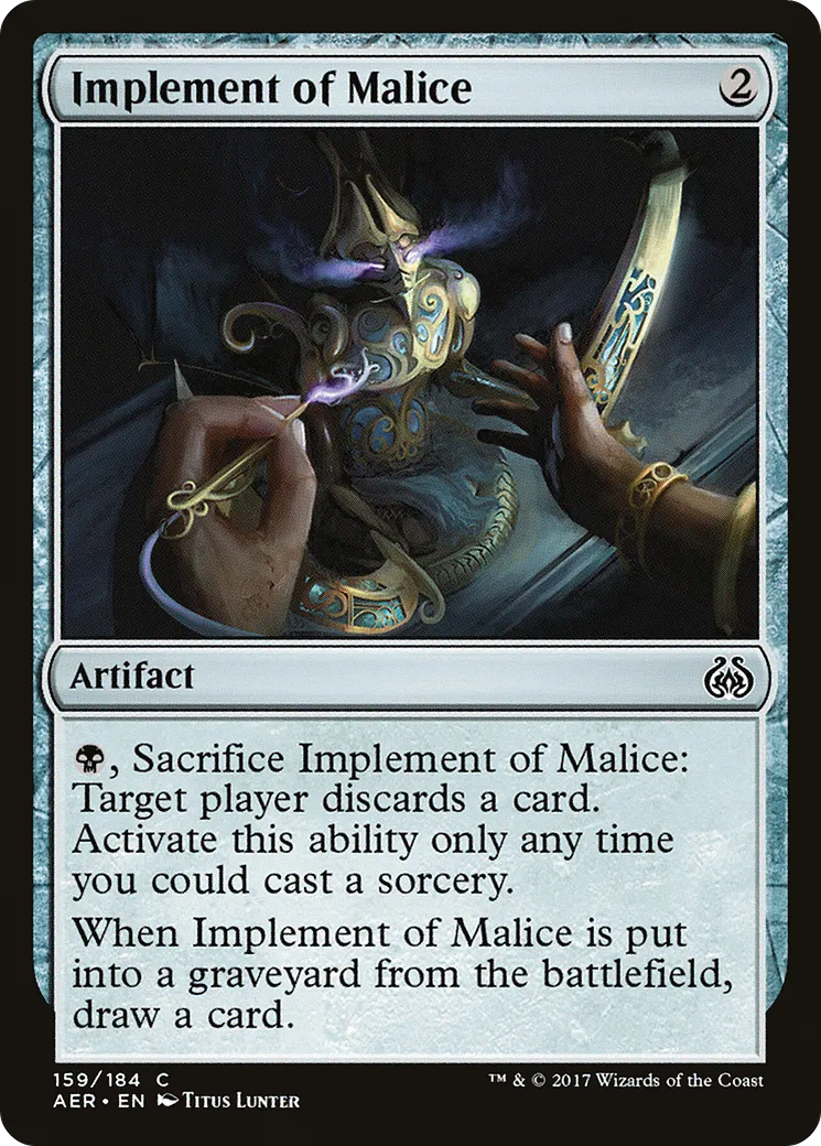 Implement of Malice — Aether Revolt — Magic: The Gathering