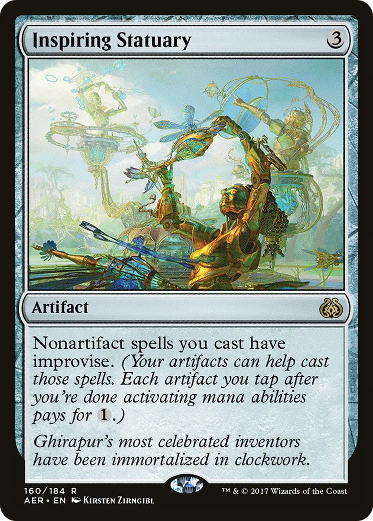 Inspiring Statuary — Aether Revolt — Magic: The Gathering