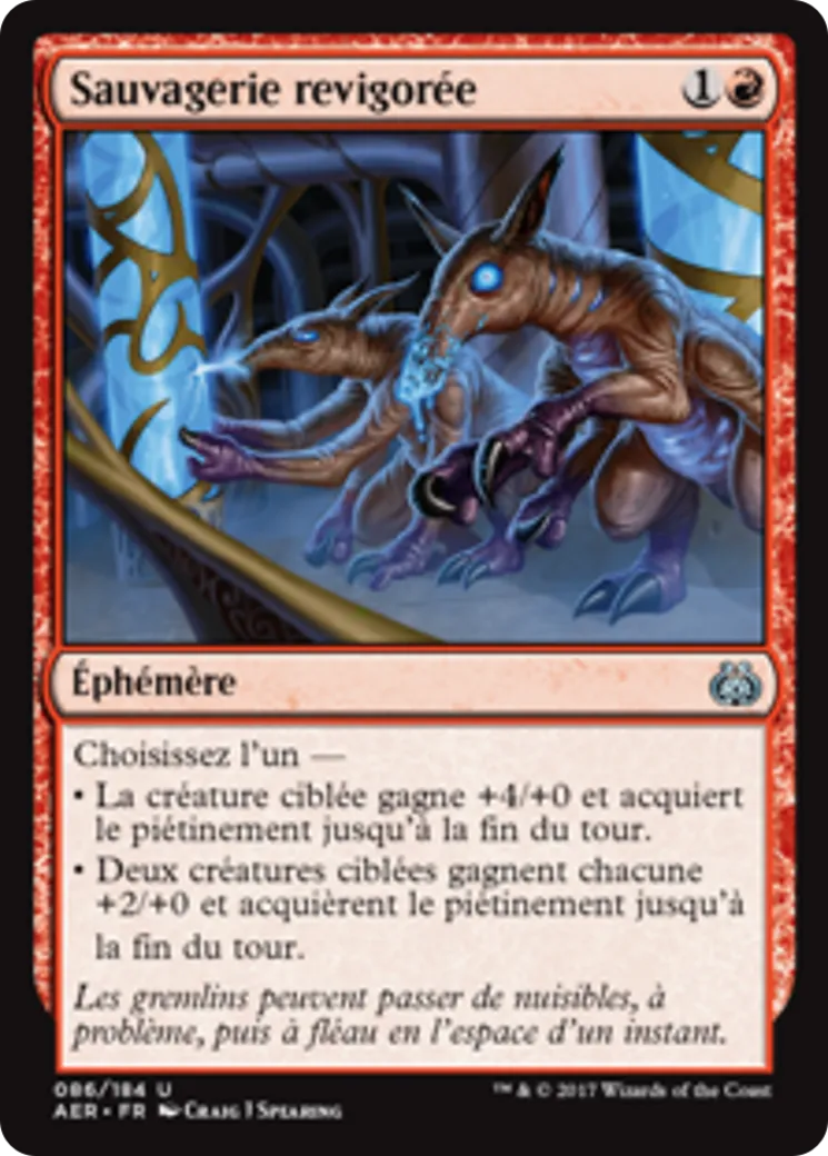 Sauvagerie revigorée — Aether Revolt — Magic: The Gathering