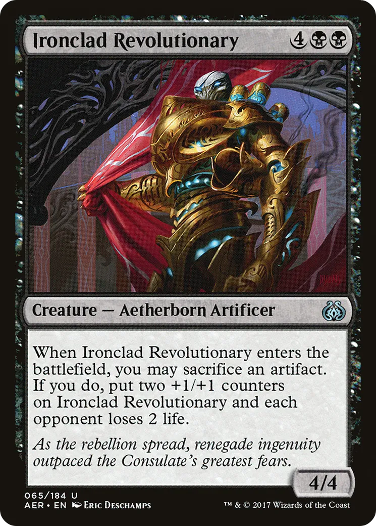 Révolutionnaire cuirassé — Aether Revolt — Magic: The Gathering