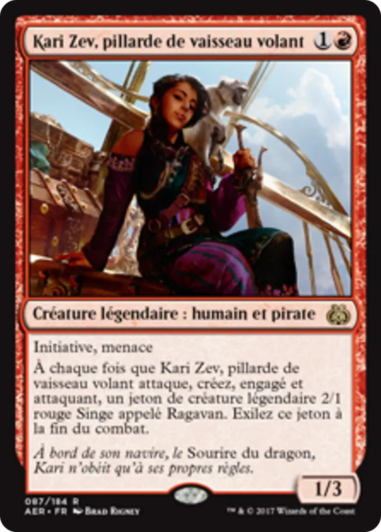 Kari Zev, pillarde de vaisseau volant — Aether Revolt — Magic: The Gathering