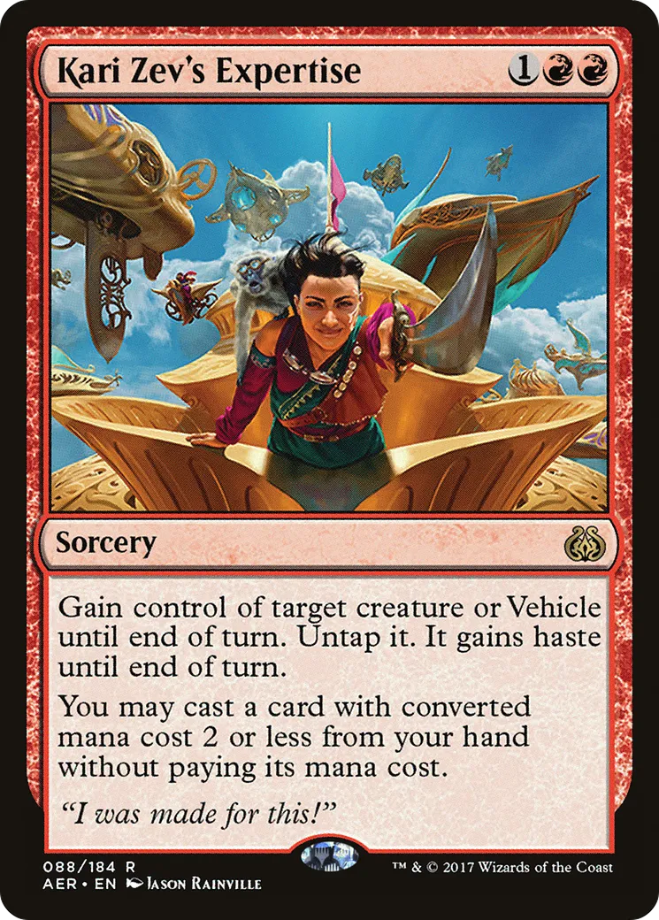 Kari Zev's Expertise — Aether Revolt — Magic: The Gathering