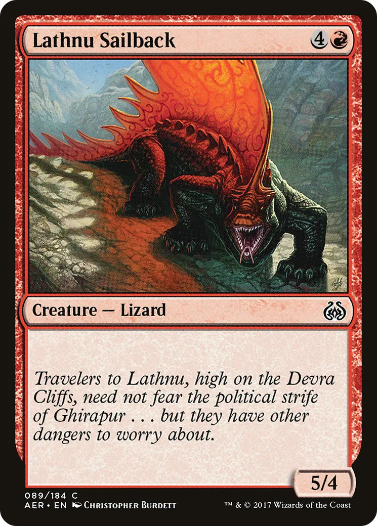 Lathnu Sailback — Aether Revolt — Magic: The Gathering