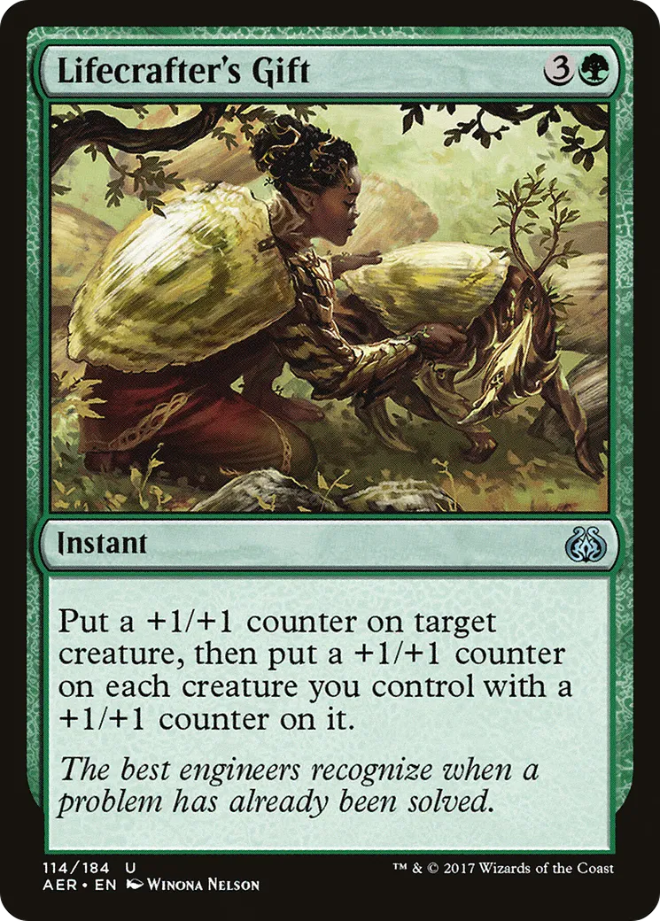 Lifecrafter's Gift — Aether Revolt — Magic: The Gathering