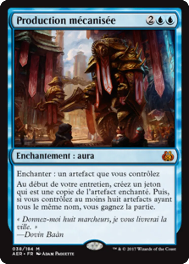 Production mécanisée — Aether Revolt — Magic: The Gathering