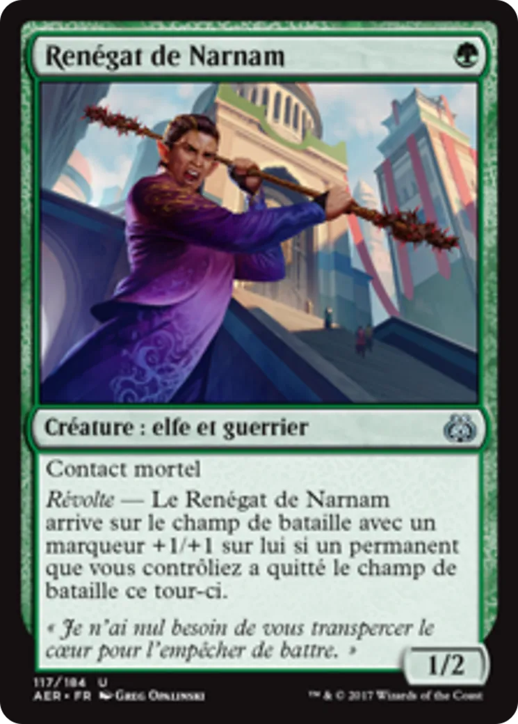 Renégat de Narnam — Aether Revolt — Magic: The Gathering