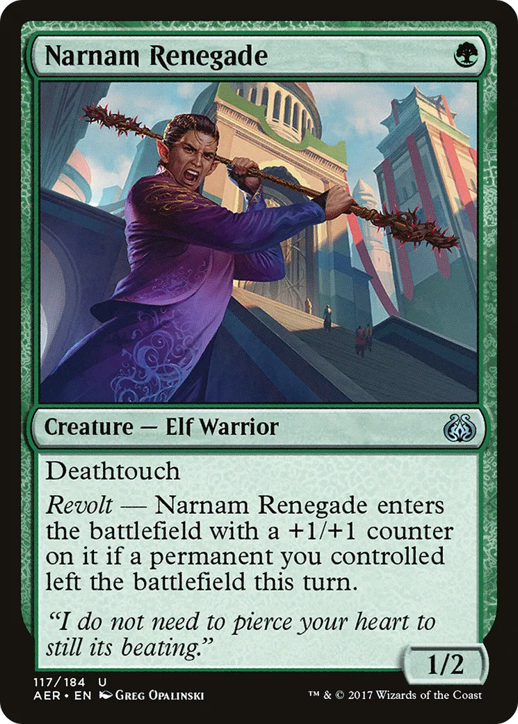Renégat de Narnam — Aether Revolt — Magic: The Gathering