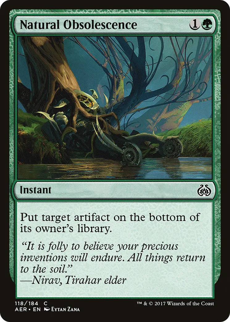 Obsolescence naturelle — Aether Revolt — Magic: The Gathering