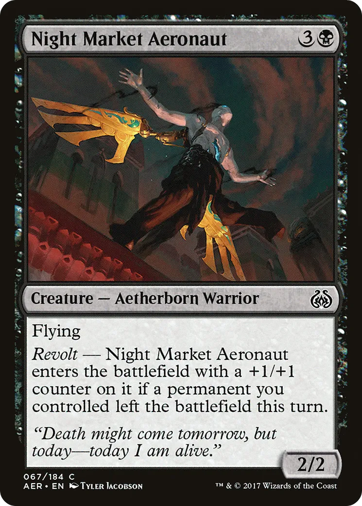 Aéronaute du marché nocturne — Aether Revolt — Magic: The Gathering