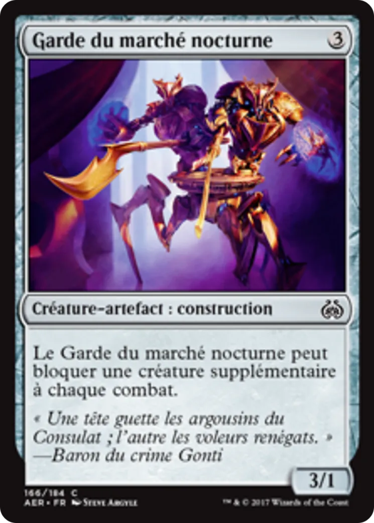Garde du marché nocturne from Aether Revolt - Magic: The Gathering