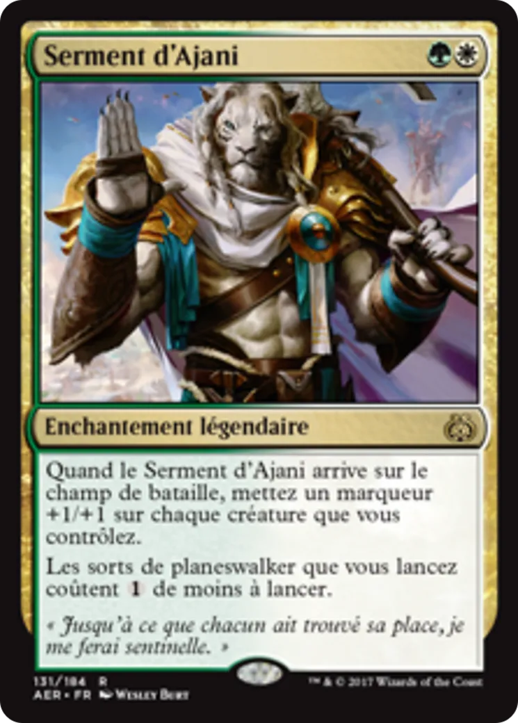 Serment d'Ajani — Aether Revolt — Magic: The Gathering