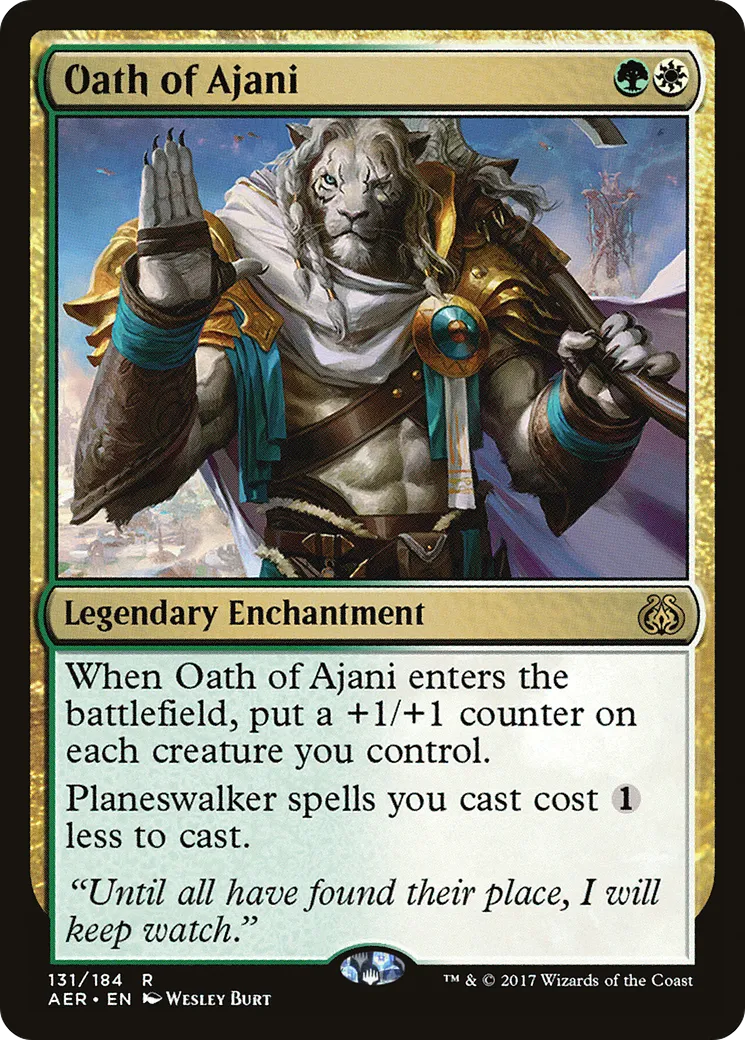 Oath of Ajani — Aether Revolt — Magic: The Gathering