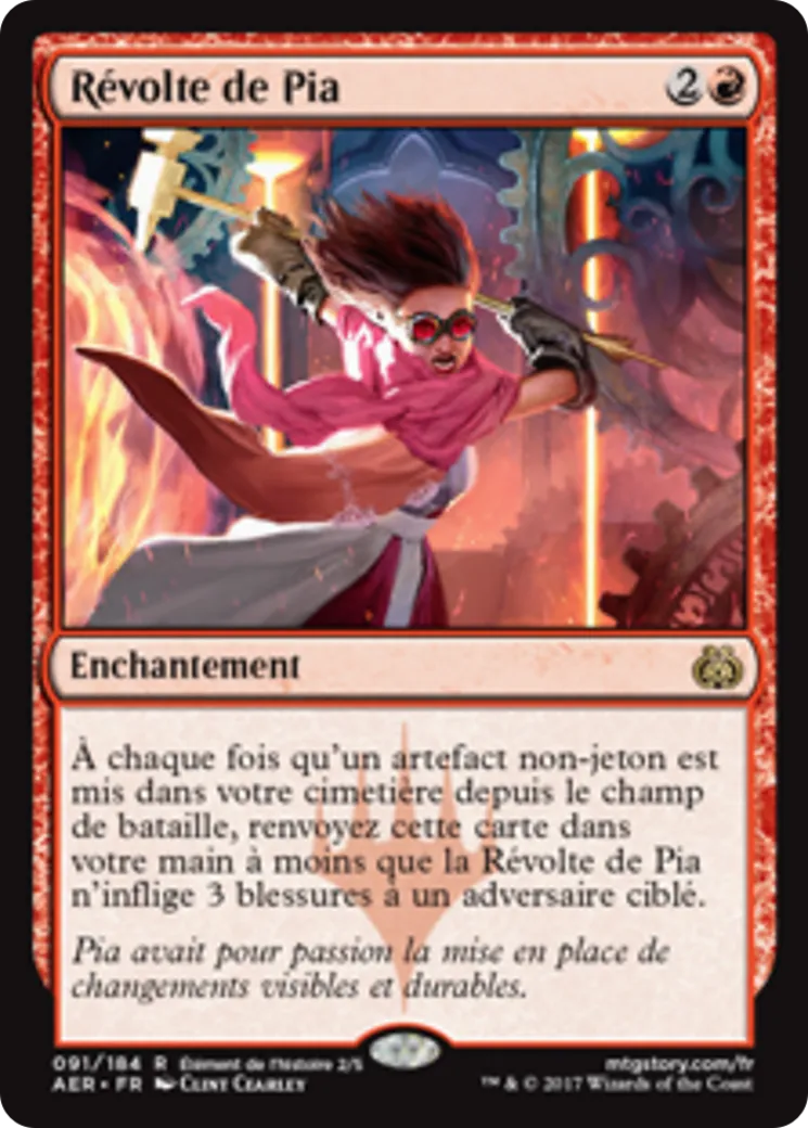 Révolte de Pia — Aether Revolt — Magic: The Gathering