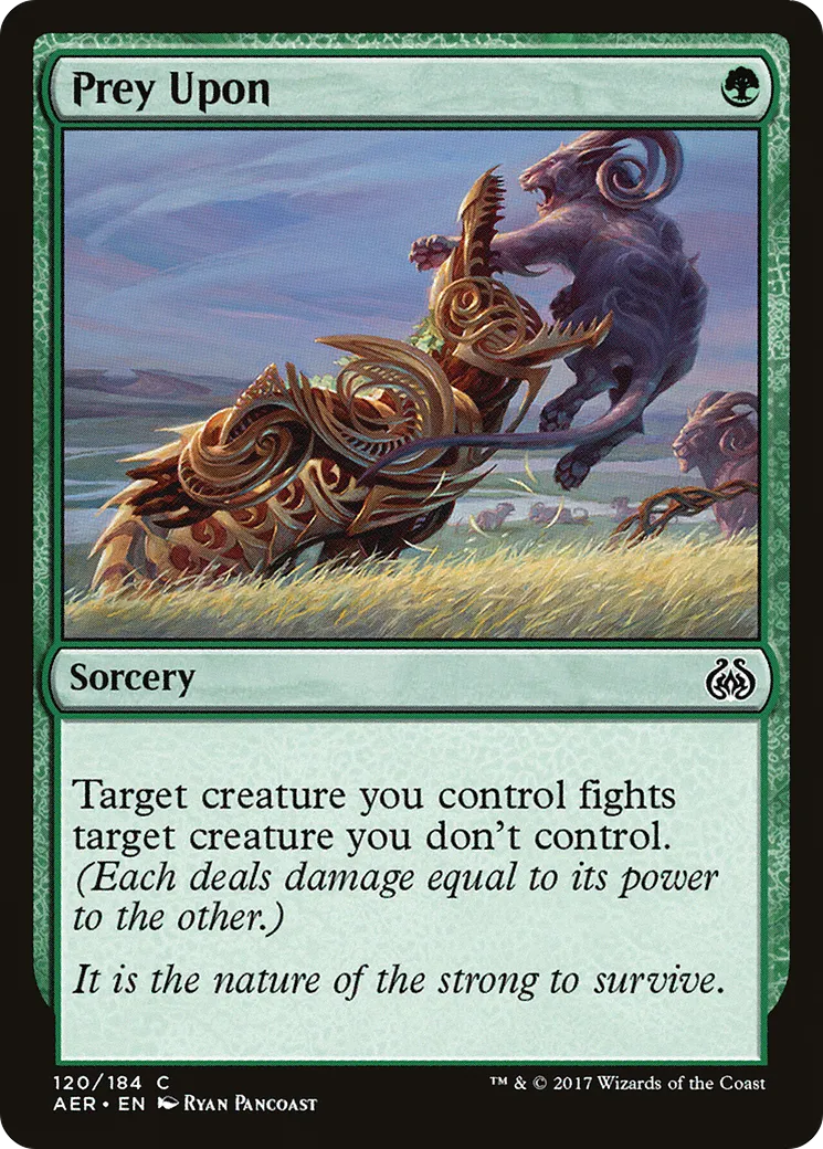 Prey Upon — Aether Revolt — Magic: The Gathering