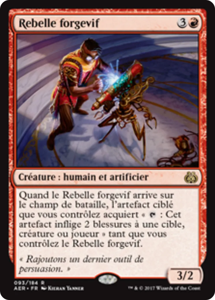 Rebelle forgevif — Aether Revolt — Magic: The Gathering