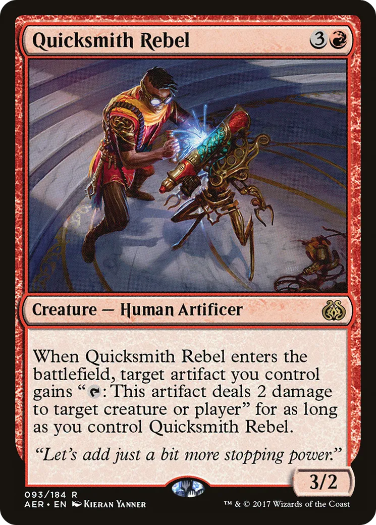 Quicksmith Rebel — Aether Revolt — Magic: The Gathering