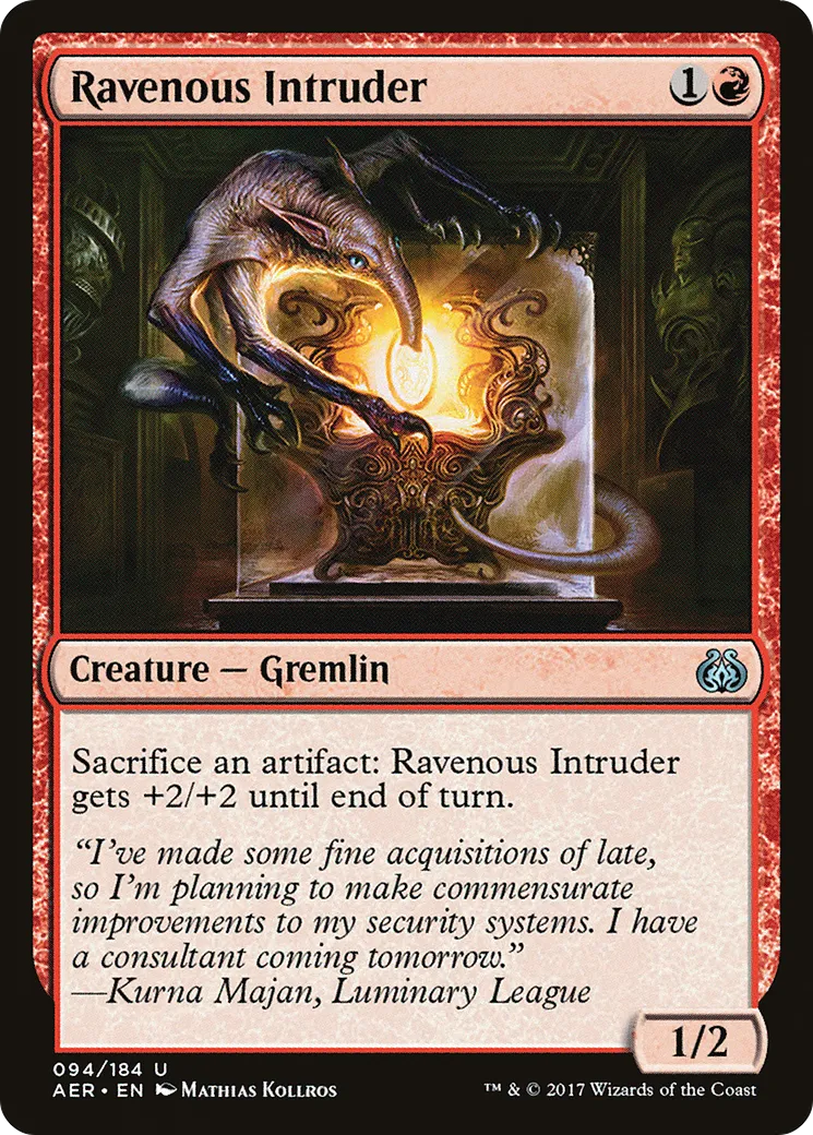 Intrus vorace — Aether Revolt — Magic: The Gathering