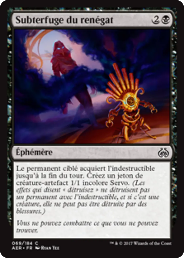 Subterfuge du renégat from Aether Revolt - Magic: The Gathering