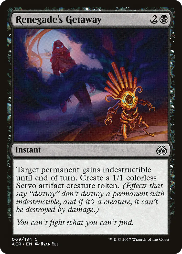 Subterfuge du renégat — Aether Revolt — Magic: The Gathering