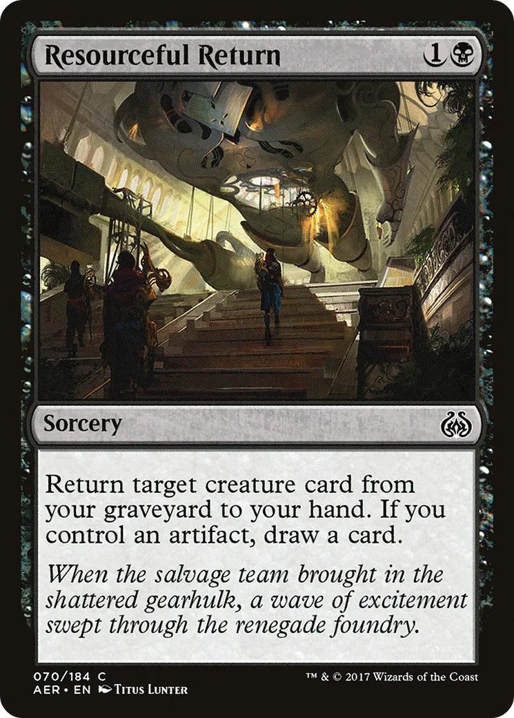 Retour ingénieux — Aether Revolt — Magic: The Gathering